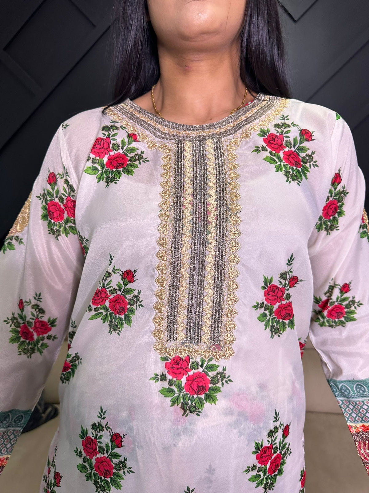 Sitare by Raniya - Off White Floral