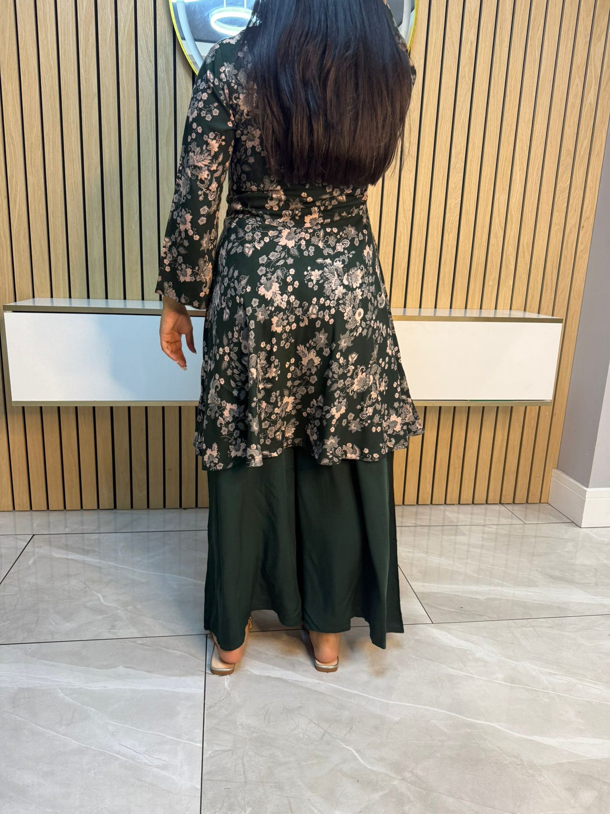 Hinan Umbrella Frock With Plazzo Trouser