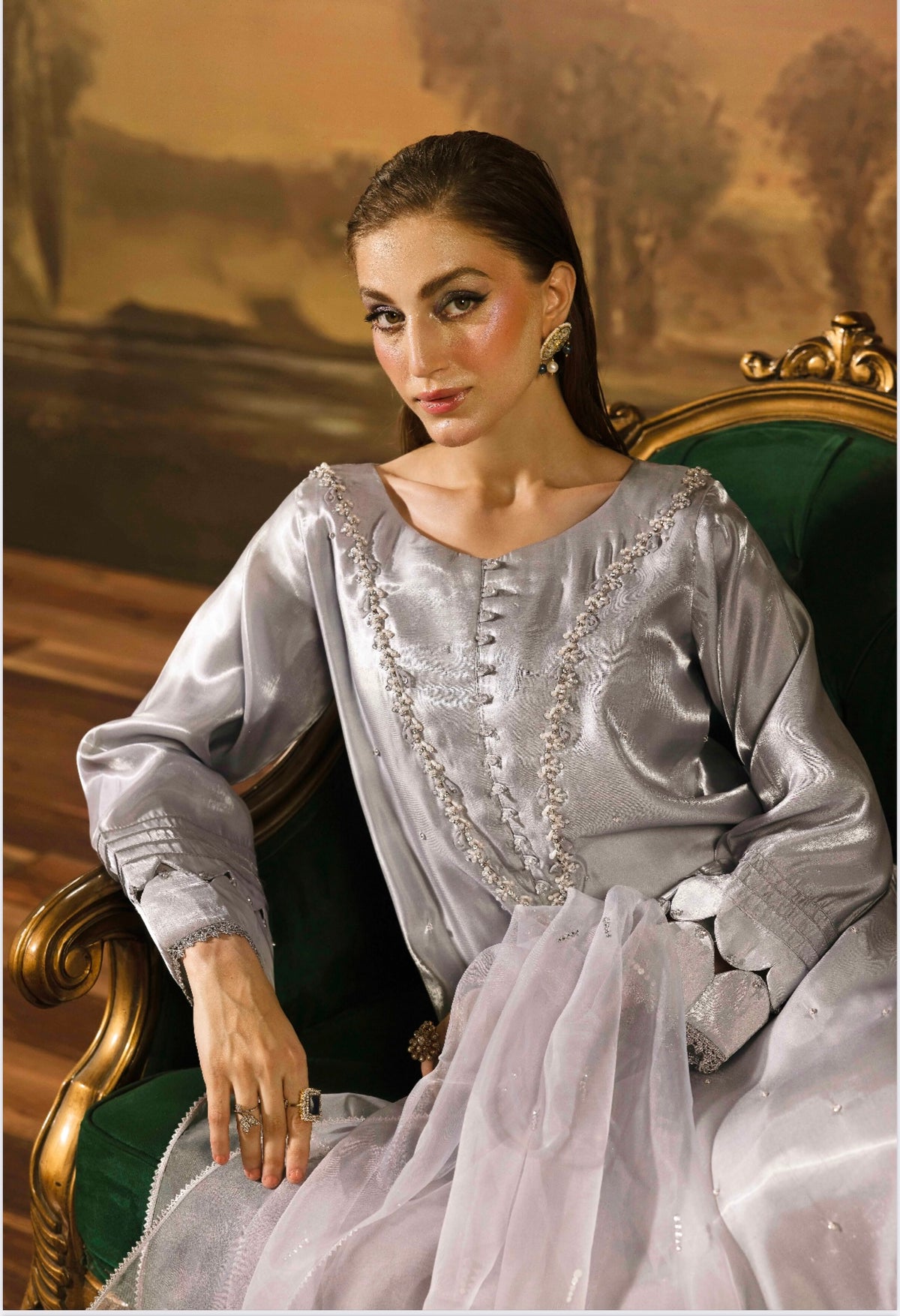 Designer By Ally’s 3pc Luxury Silk U3-E5