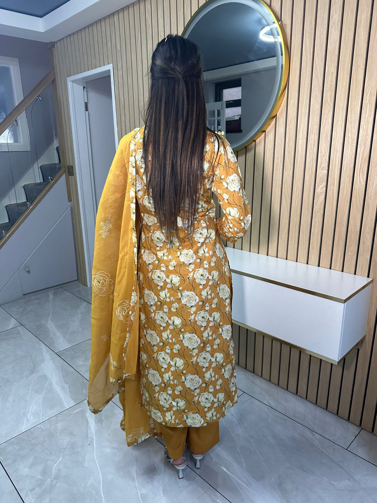 Yana 3pc Indian Cotton Kameez U2-E4/5