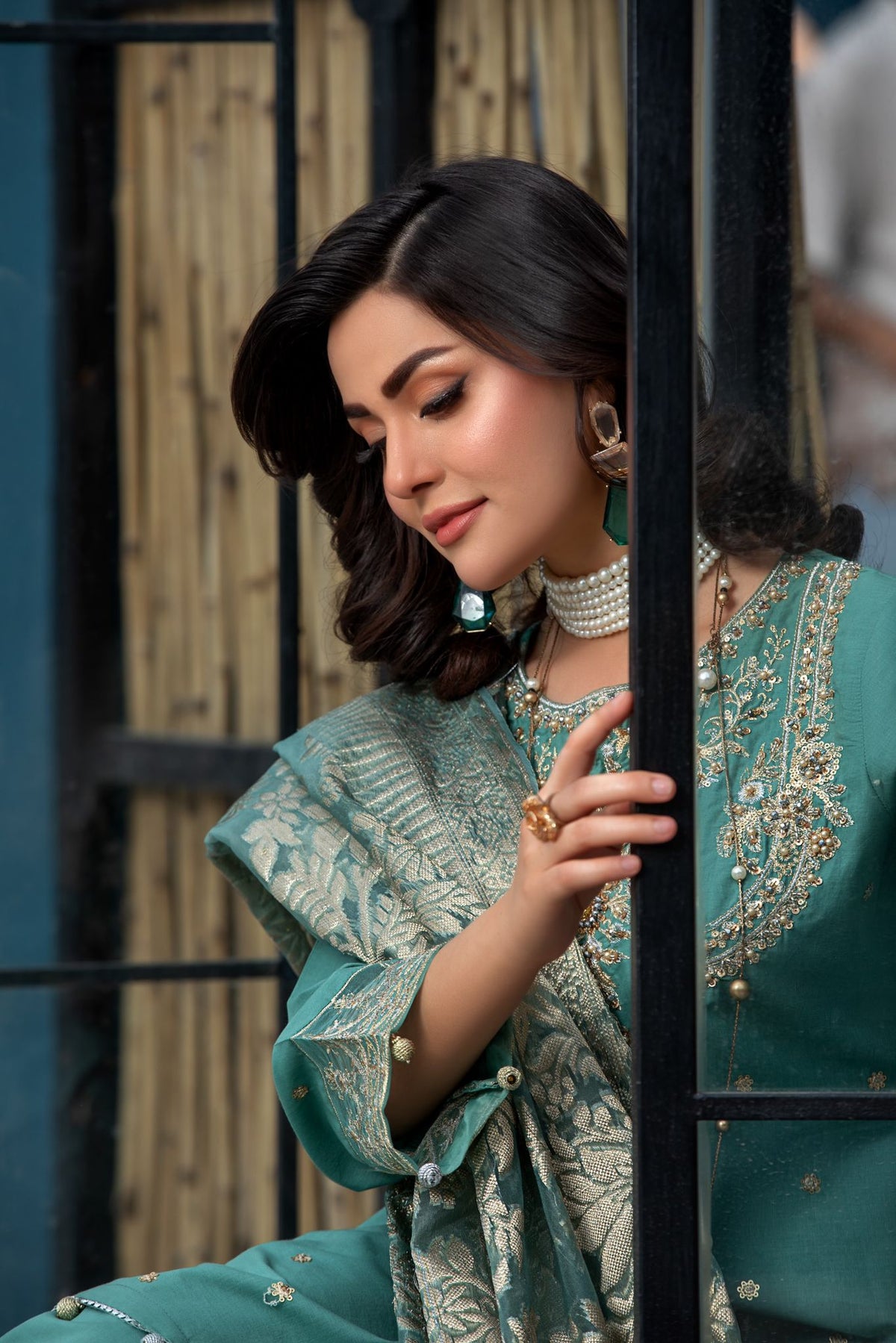 Heera’s Eid 2024 - Sea Green