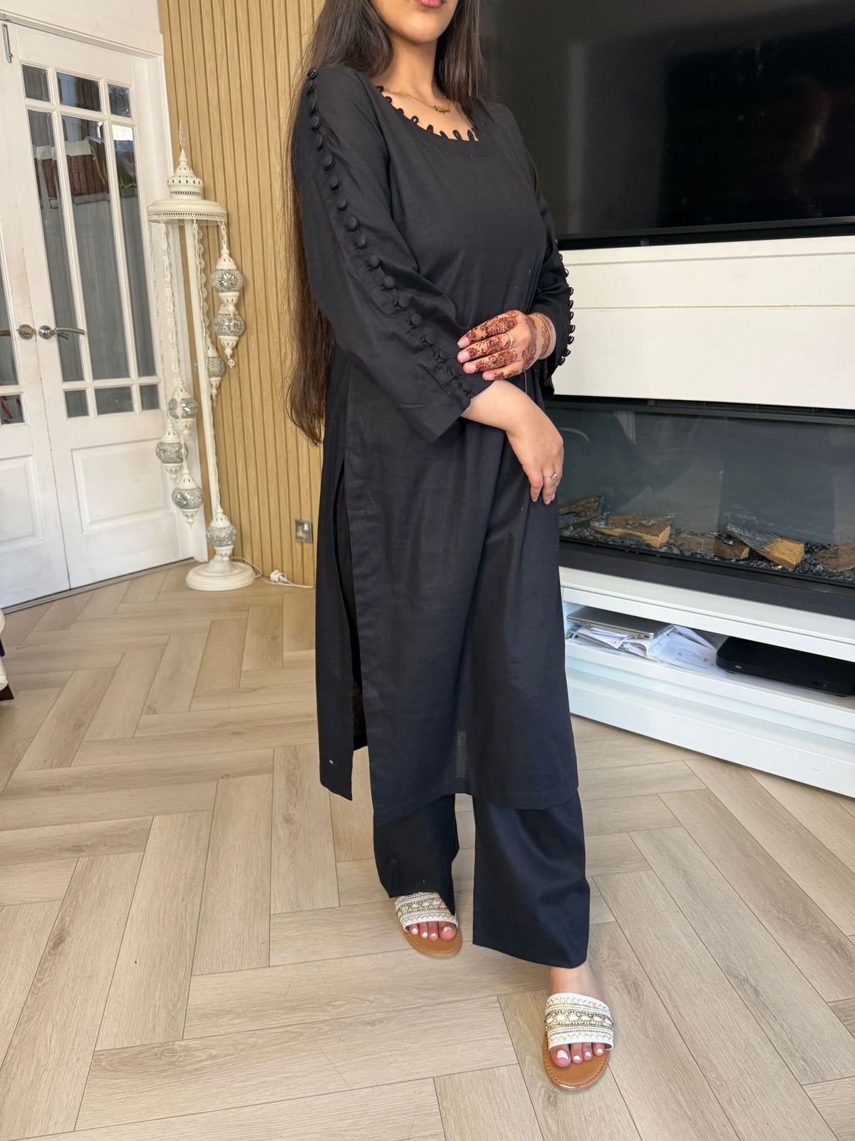 Bella Cotton Loop Neck 2pc Co-ord