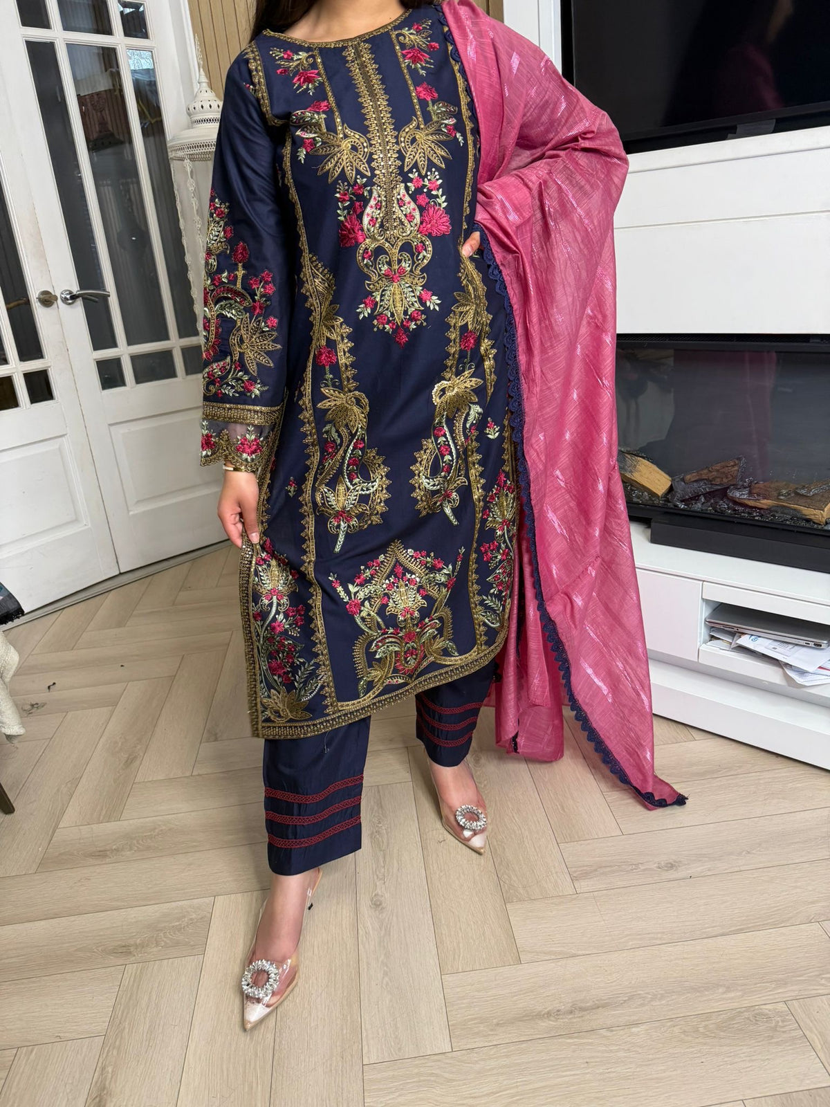 Gulnaar 3pc Summer Suits by Heera