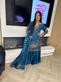 Diya Gharara - Teal U3-B5
