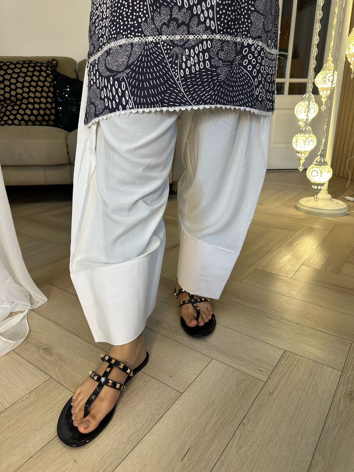 Maryam 3pc Mother & Daughter Farshi Shalwar