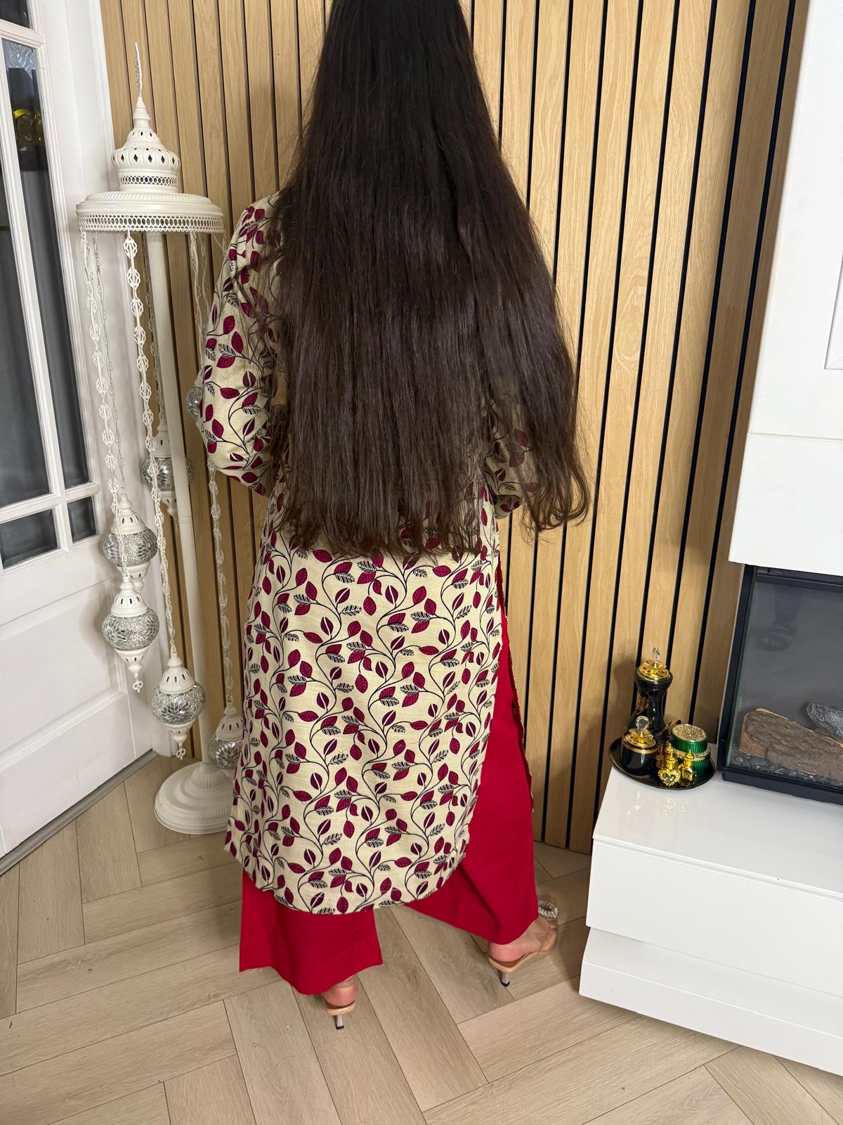 Shela 2pc Soft Khaddar - Printed kameez With  D2-B2