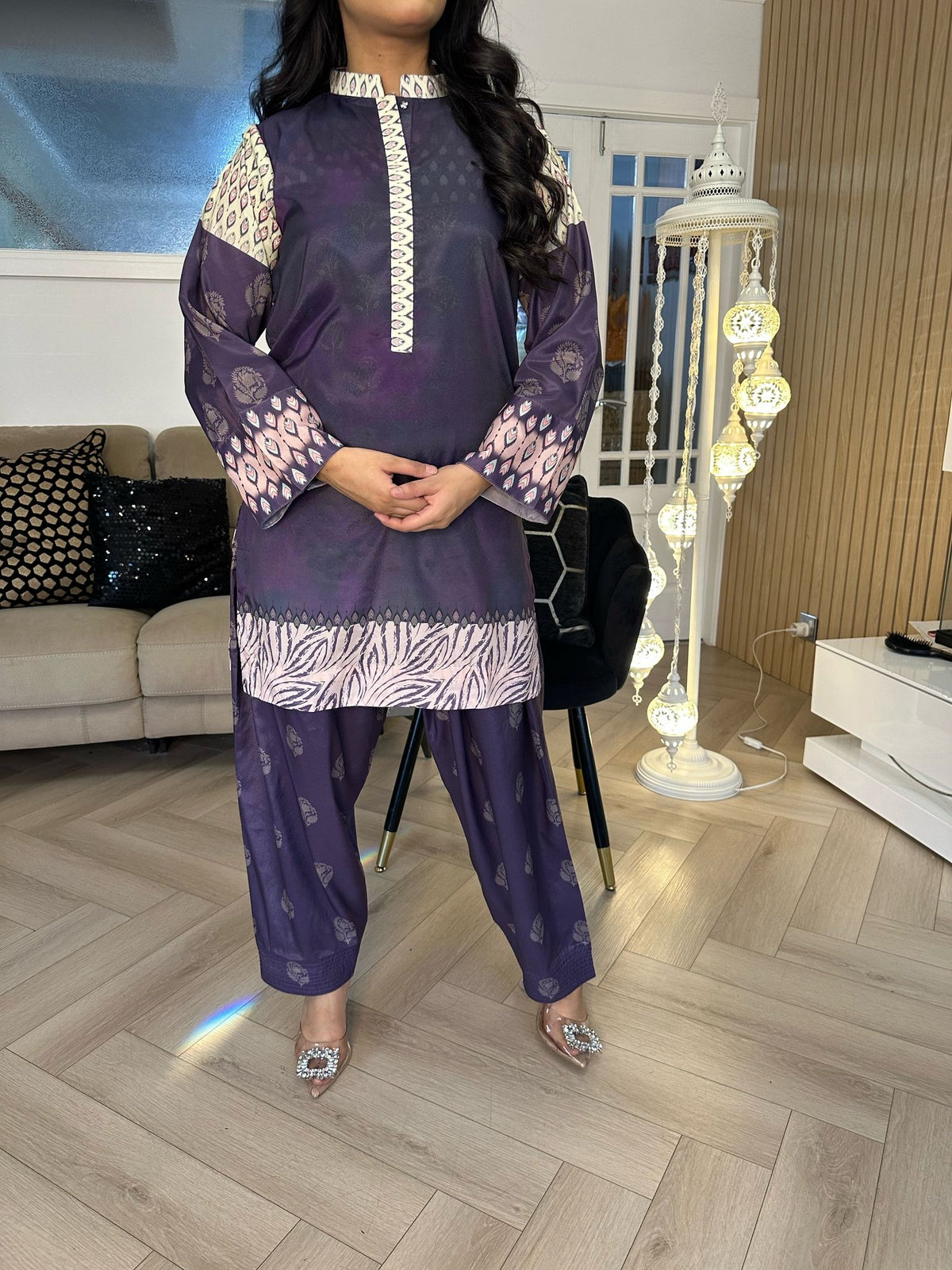 Designer By Ally’s Silk 2pc Co-Ord D1-C