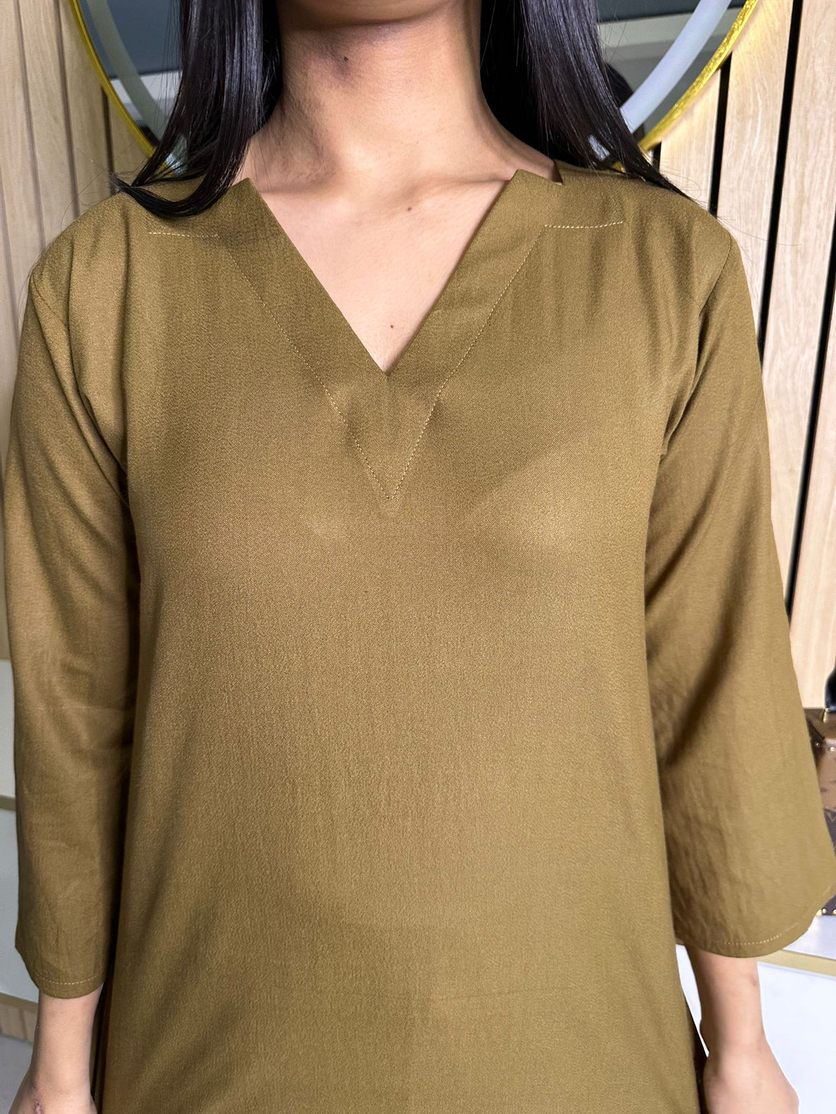 Leela Co-ord - Khaki D1-B2