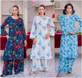 Rida Premium cotton 2pc 44” Length Co-Ord With Trouser