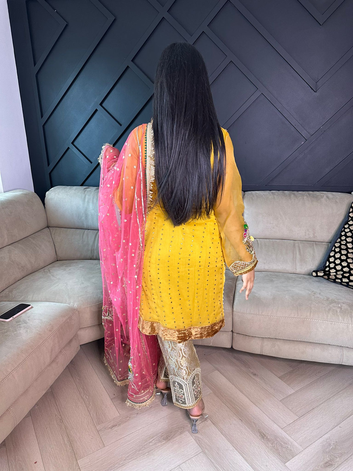 Khuda Baksh - Yellow and Pink