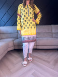 Sale So Kamal Kurta - Yellow