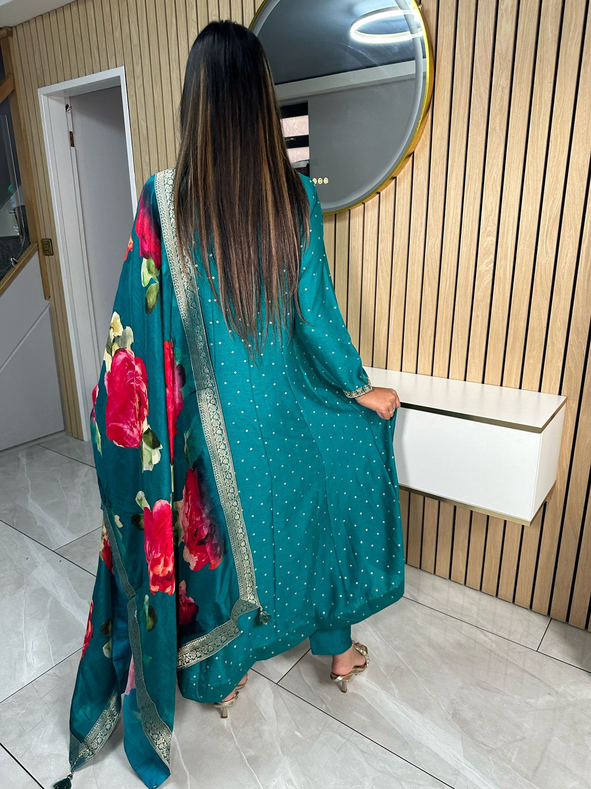 Jasmine 3pc Indian Silk Dress