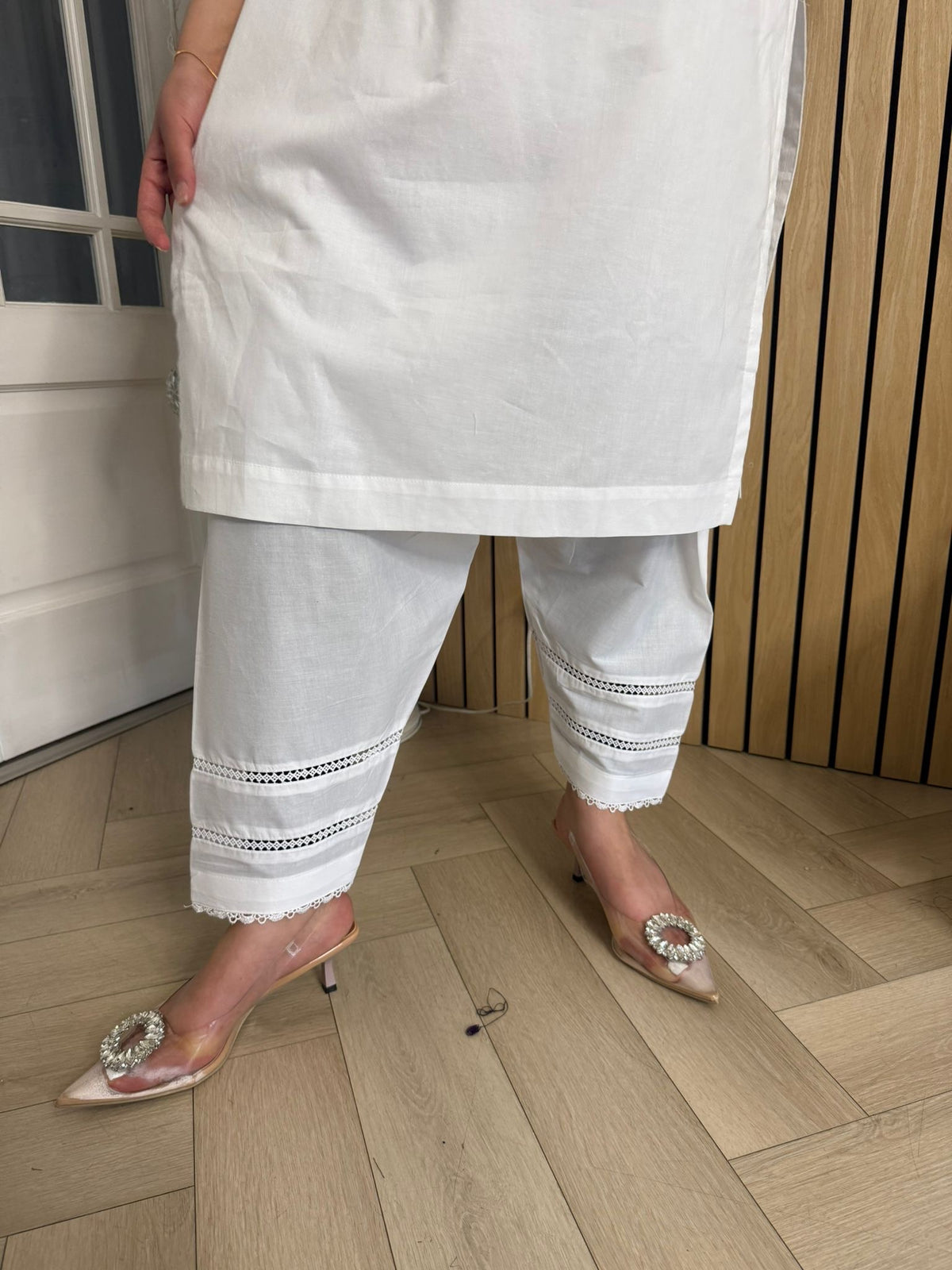 Baseema 2pc Cotton Co-ord With Shalwary U3-A4