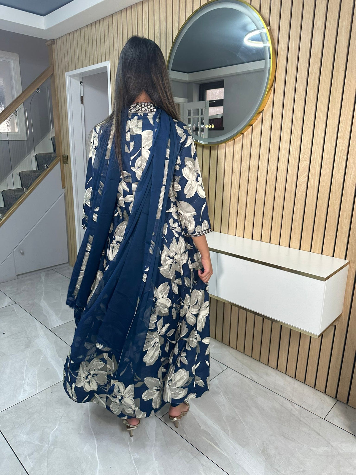 Rana 3pc Indian Cotton Frock