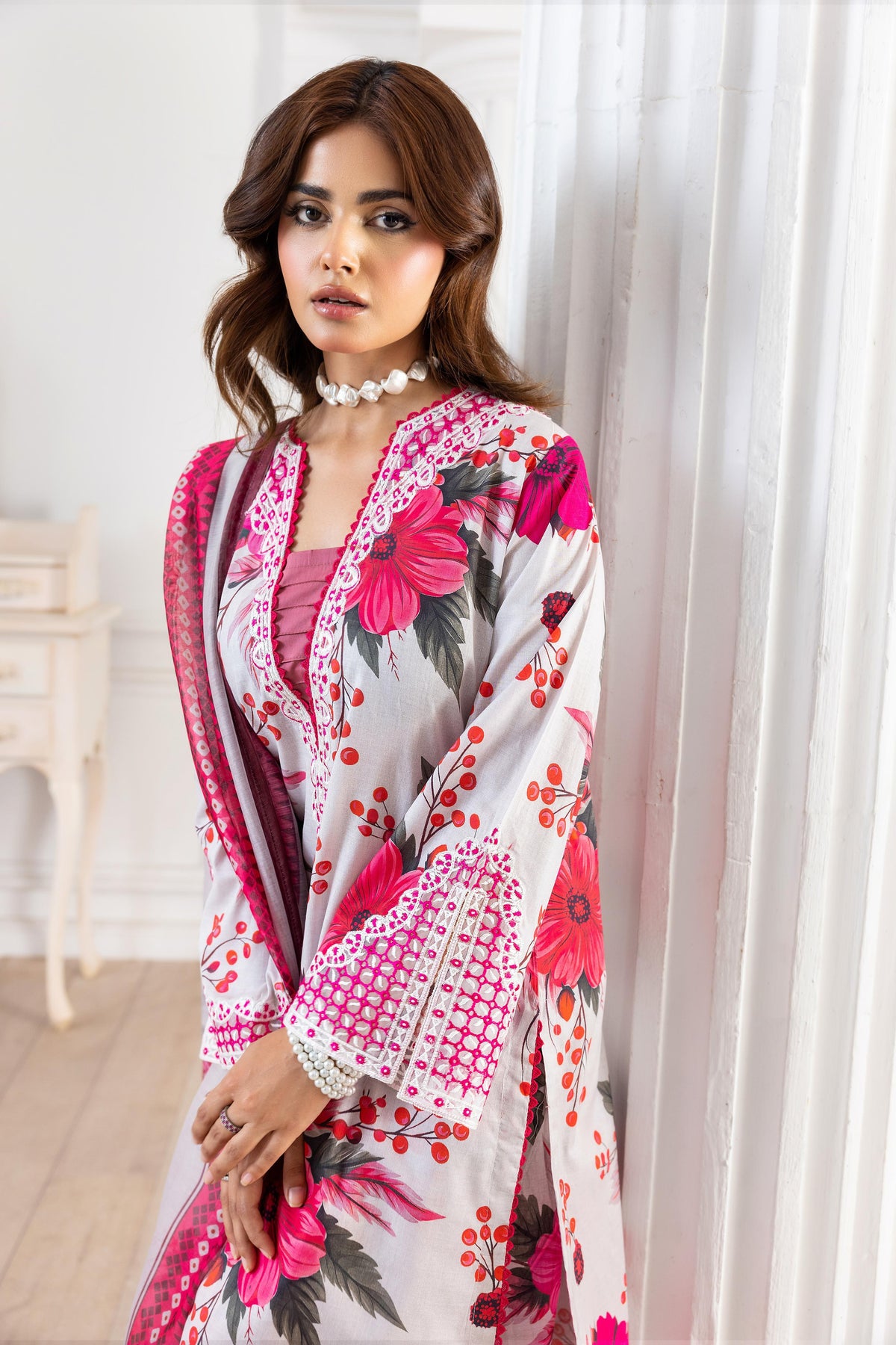 Khushbu E Bahaar By Raniya 3pc Lawn Shalwar Suit