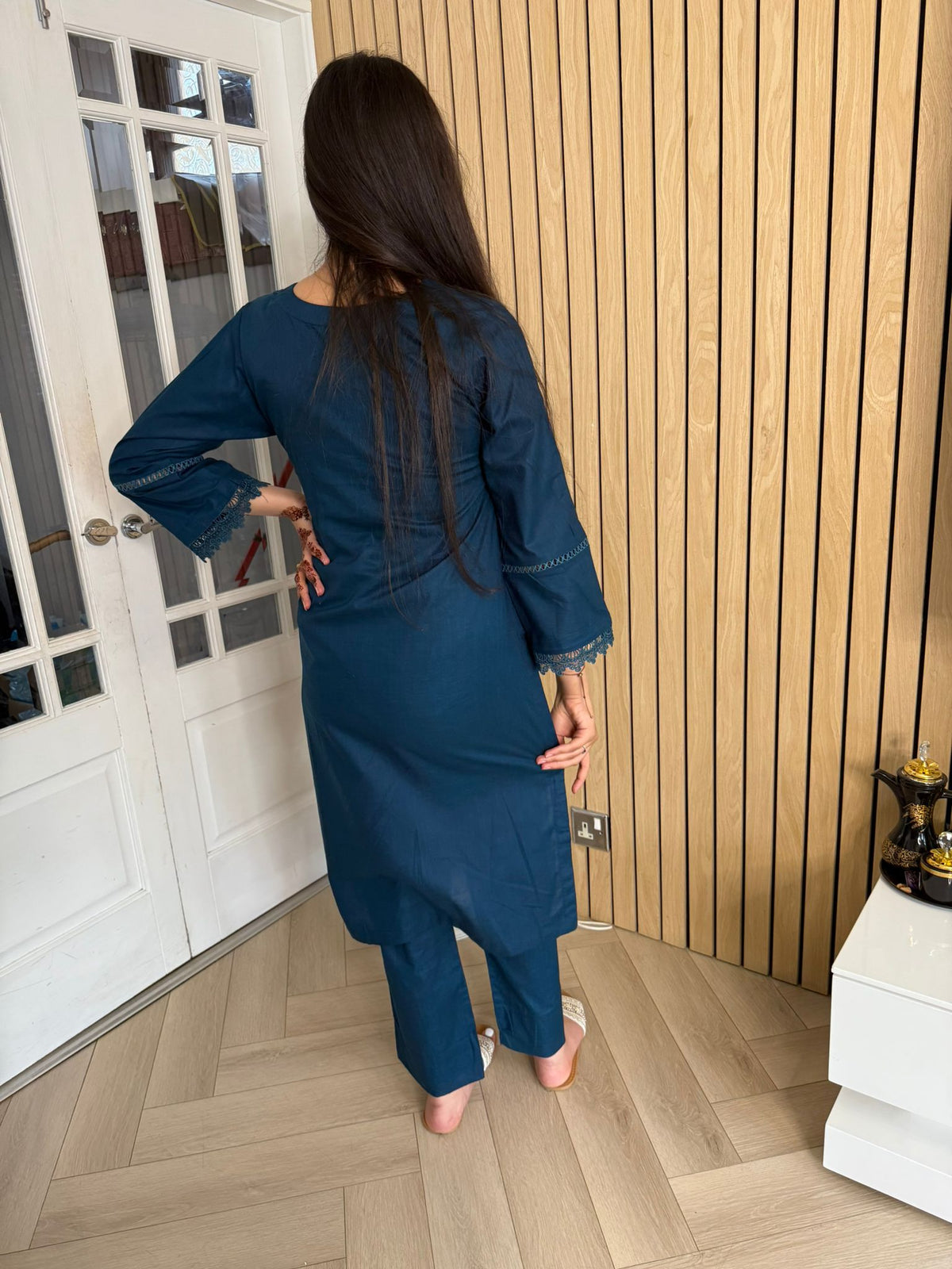 Nova Cotton Button Neck 2pc Co-ord
