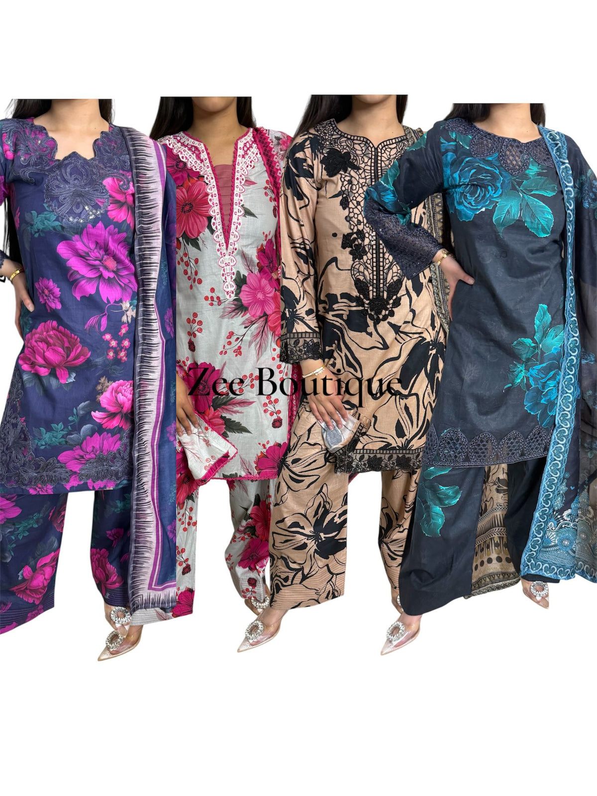 Khushbu E Bahaar By Raniya 3pc Lawn Shalwar Suiti U4-B4