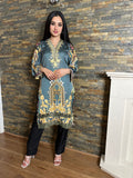 Luxury Silk by Raniya - Turquoise D1-D