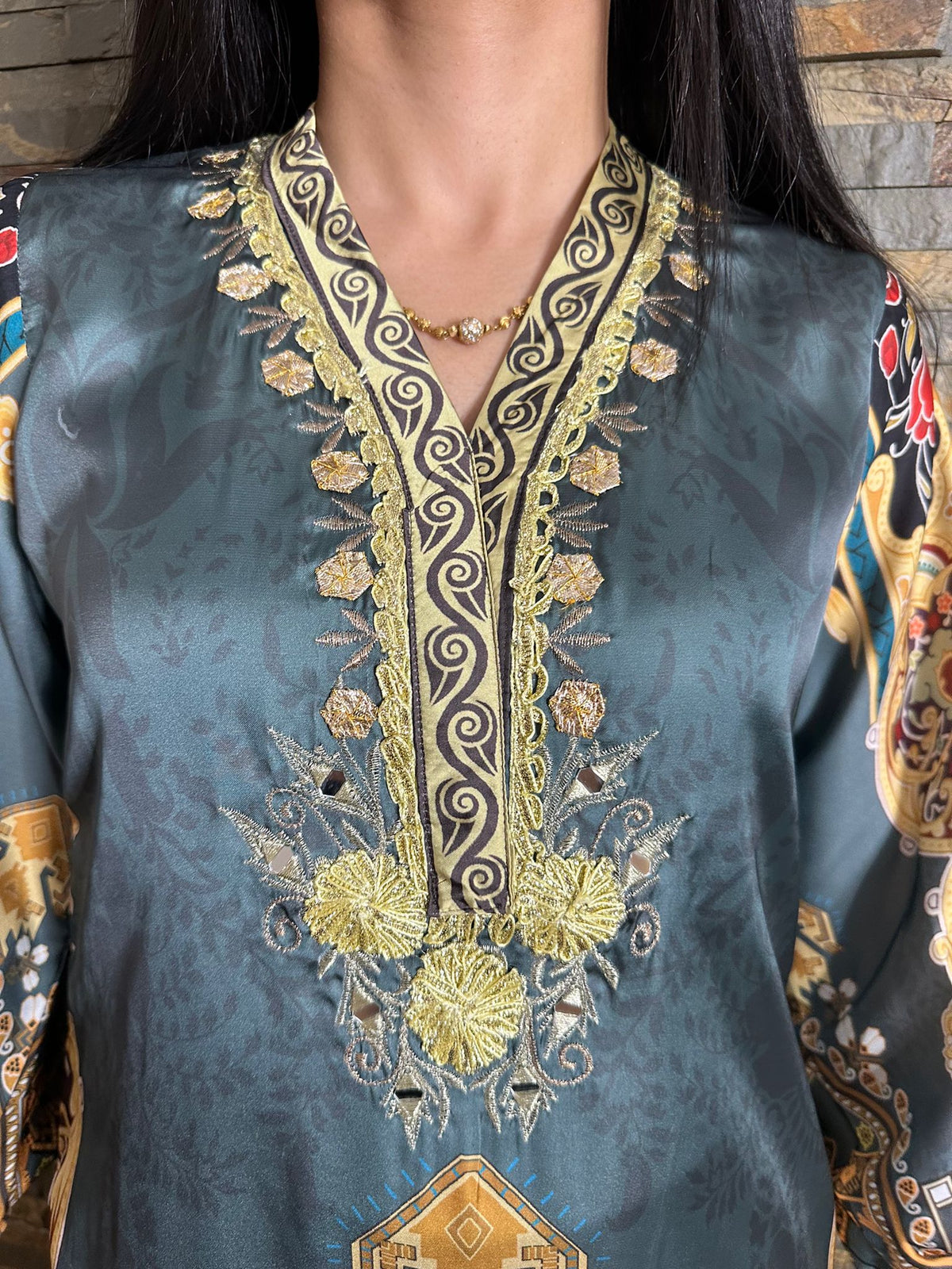 Luxury Silk by Raniya - Turqoise