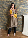 Luxury Silk by Raniya - Olive D1-D
