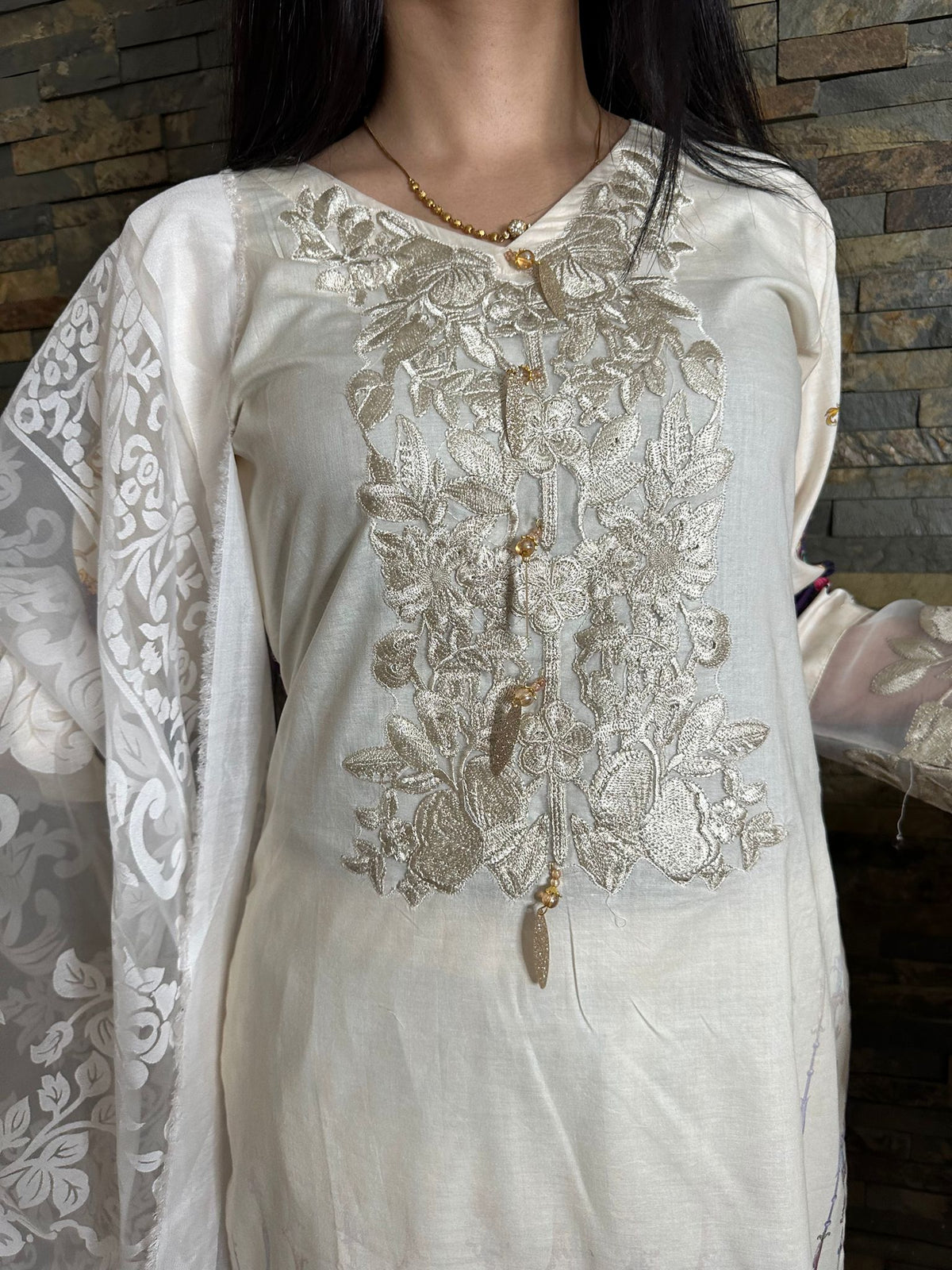 Mehman - Cream/Purple