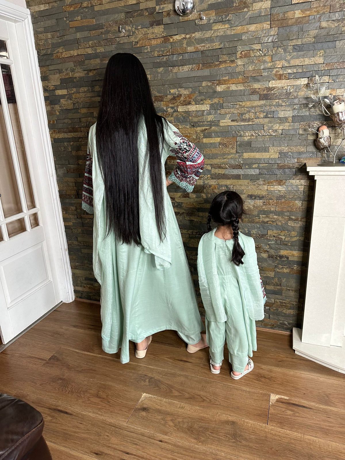 Zunaira M&D Suits - Mint D3-A2