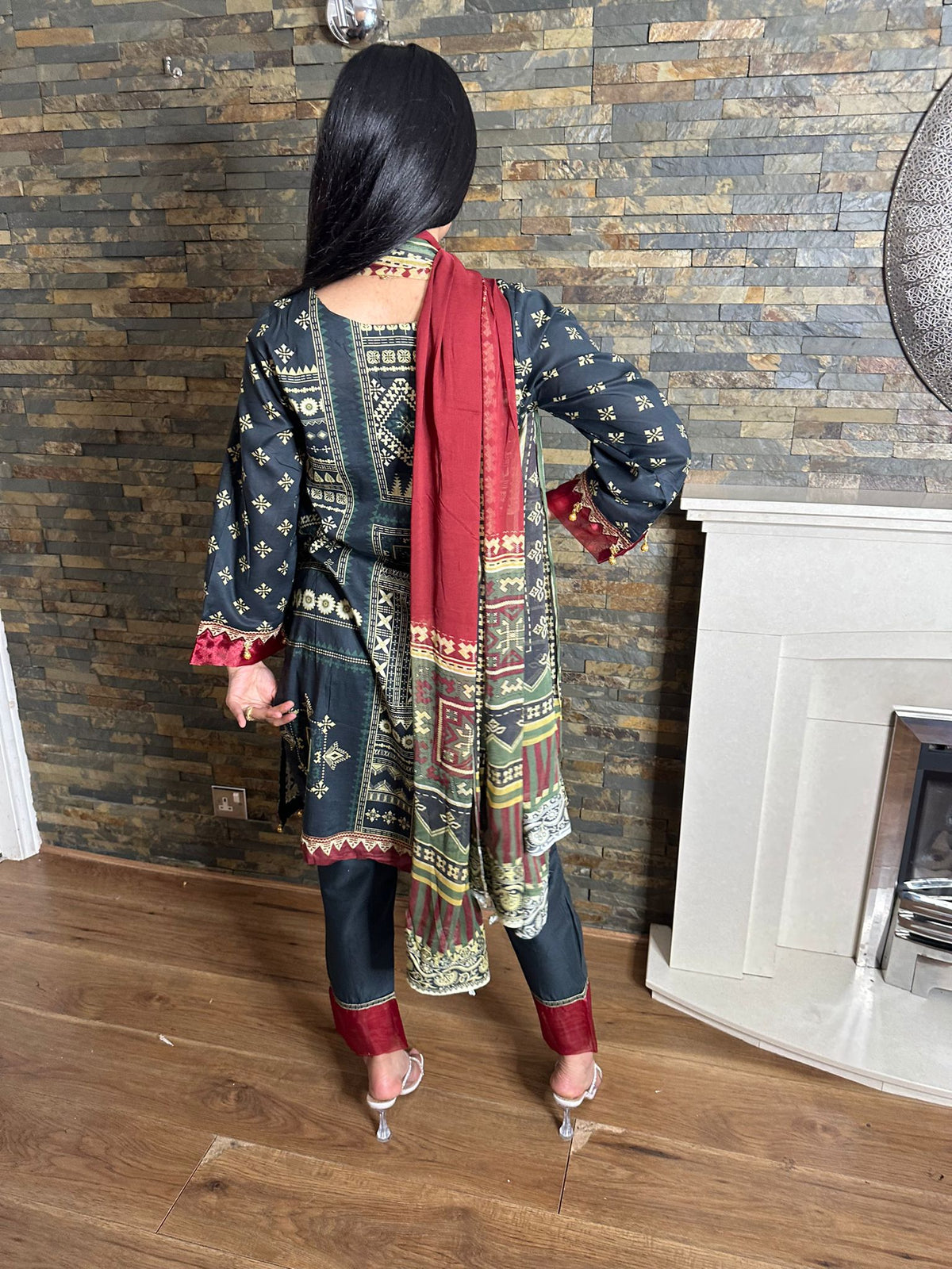 Naina Lawn Collection by Raniya  - Navy