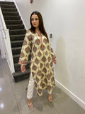 Sapphire Kurta - Cream