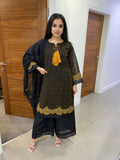 Dalia Kurta - Black/Yellow
