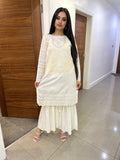 Shibra Kurta - White