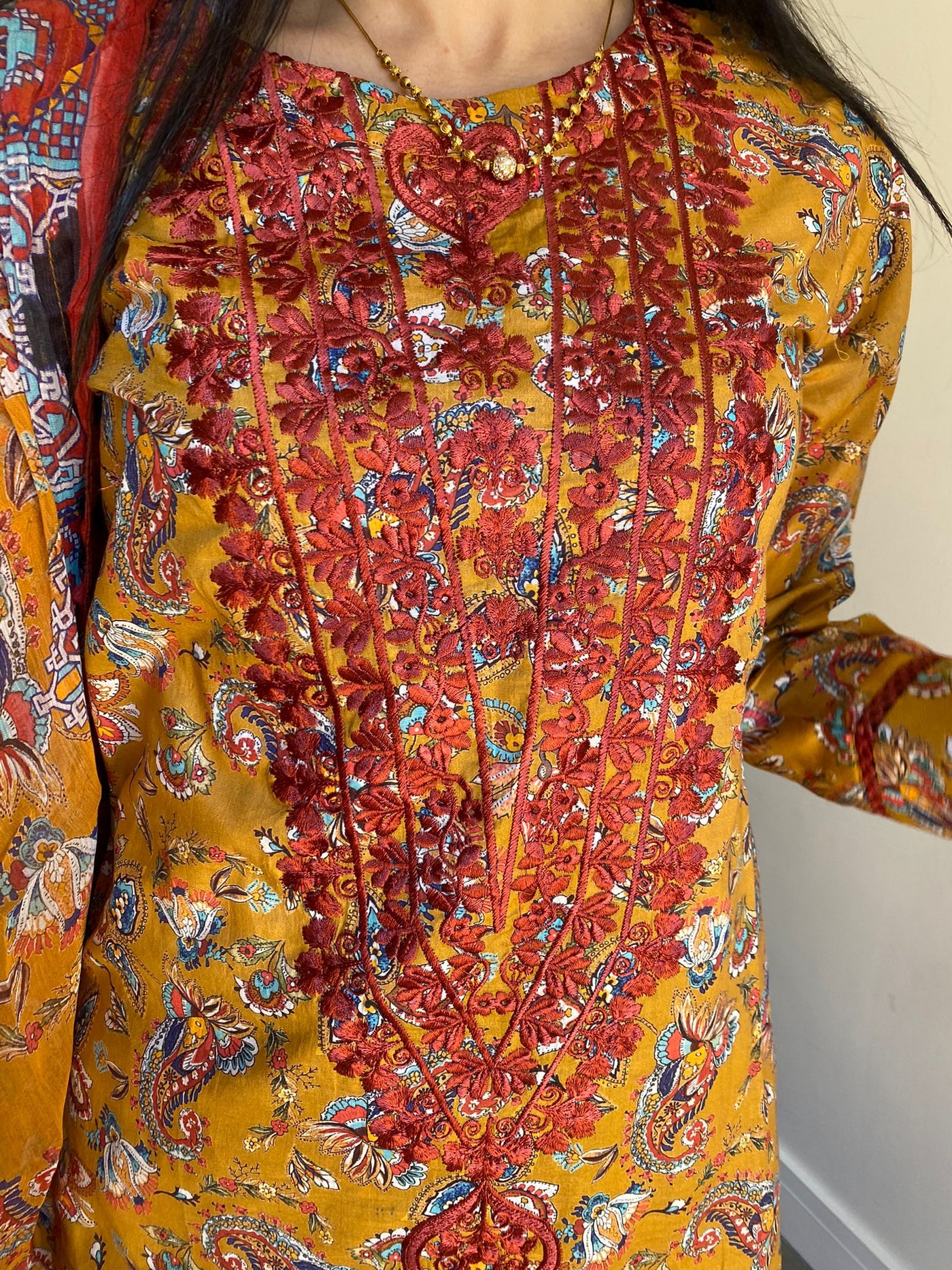 Raniya Eid 2023 - Orange U4-A2 – Zee Boutique