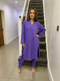 Ethnic 2 Piece - Purple U5-A5